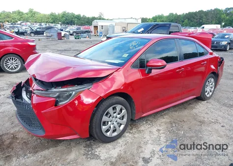 2020 Toyota Corolla Le z USA, uszkodzony, nr VIN JTDEPRAE5LJ111965